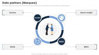 Data Partners Marquee Goldman Sach Company Profile CP SS