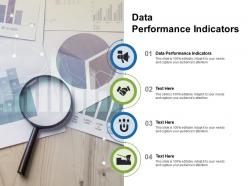 Data performance indicators ppt powerpoint presentation show example file cpb