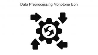 Data Preprocessing Monotone Icon In Powerpoint Pptx Png And Editable Eps Format