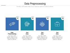 Data preprocessing ppt powerpoint presentation ideas clipart images cpb