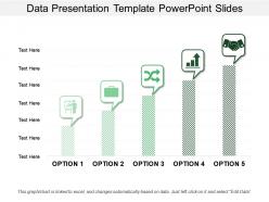 Data presentation template powerpoint slides