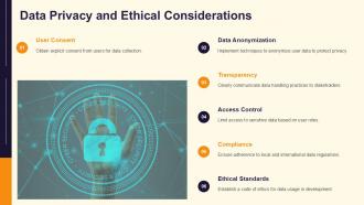 Data Privacy And Ethical Considerations Autonomous Emergency Braking PPT Template ST AI SS