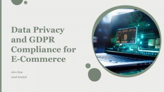 Data Privacy And GDPR Compliance For E Commerce PPT Graphics AT Data Privacy And GDPR Compliance For E Commerce PPT Graphics AT