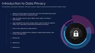 Data Privacy It Introduction To Data Privacy