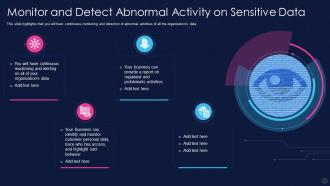 Data Privacy It Monitor And Detect Abnormal Activity On Sensitive Data