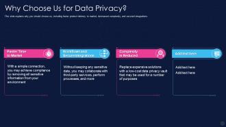 Data Privacy It Why Choose Us For Data Privacy