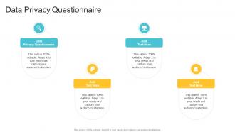 Data Privacy Questionnaire In Powerpoint And Google Slides Cpb