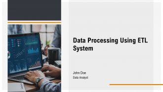 Data Processing Using ETL System PPT Mockup AT