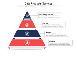 Data products services ppt powerpoint presentation outline professional cpb