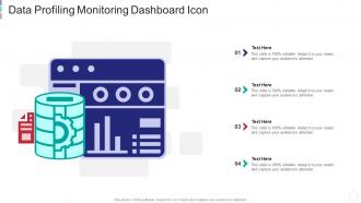 Data profiling monitoring dashboard icon