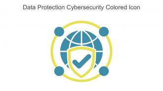 Data Protection Cybersecurity Colored Icon In Powerpoint Pptx Png And Editable Eps Format