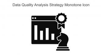 Data Quality Analysis Strategy Monotone Icon In Powerpoint Pptx Png And Editable Eps Format