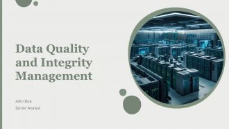 Data Quality And Integrity Management PPT Guidelines AT