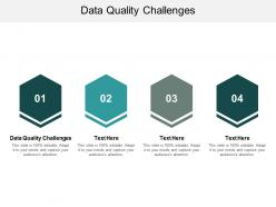 Data quality challenges ppt powerpoint presentation model icons cpb