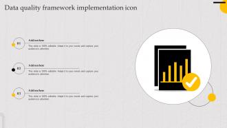 Data Quality Framework Implementation Icon