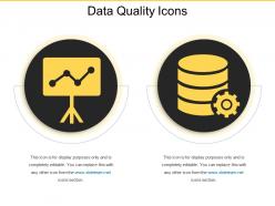 Data quality icons