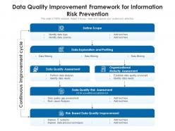 Data quality improvement framework for information risk prevention
