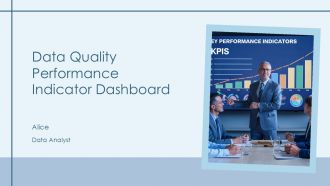 Data Quality Performance Indicator Dashboard PPT Outline AT
