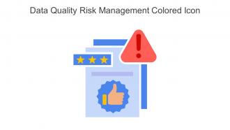 Data Quality Risk Management Colored Icon In Powerpoint Pptx Png And Editable Eps Format