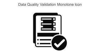 Data Quality Validation Monotone Icon In Powerpoint Pptx Png And Editable Eps Format