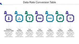 Data Rate Conversion Table Ppt Powerpoint Presentation Model Graphics Tutorials Cpb