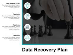Data recovery plan ppt powerpoint presentation show deck cpb