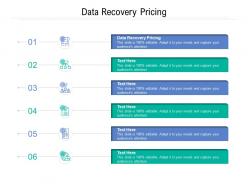 Data recovery pricing ppt powerpoint presentation slides guidelines cpb