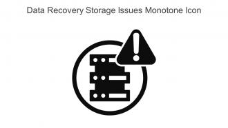 Data Recovery Storage Issues Monotone Icon In Powerpoint Pptx Png And Editable Eps Format
