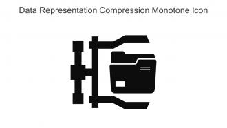 Data Representation Compression Monotone Icon In Powerpoint Pptx Png And Editable Eps Format