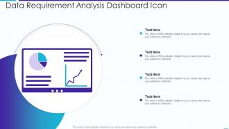 Data Requirement Analysis Dashboard Snapshot Icon