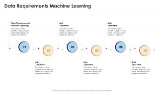 Data Requirements Machine Learning In Powerpoint And Google Slides Cpb