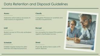 Data Retention And Disposal Guidelines PPT Example ST AI SS