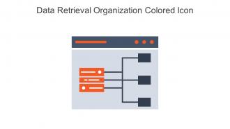 Data Retrieval Organization Colored Icon In Powerpoint Pptx Png And Editable Eps Format