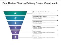 Data Review Showing Defining Review Questions And Search Strategy