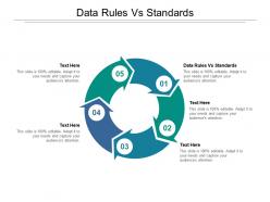Data rules vs standards ppt powerpoint presentation professional deck cpb