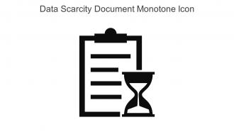 Data Scarcity Document Monotone Icon In Powerpoint Pptx Png And Editable Eps Format