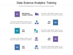 Data science analytics training ppt powerpoint presentation gallery infographics cpb