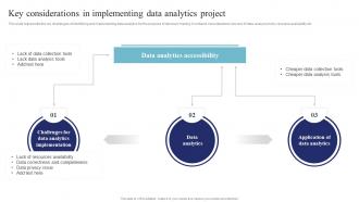 Data Science And Analytics Transformation Toolkit Key Considerations In Data Analytics Project