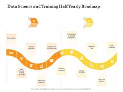 Data science and training half yearly roadmap