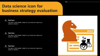 Data Science Icon For Business Strategy Evaluation