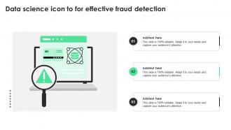 Data Science Icon To For Effective Fraud Detection