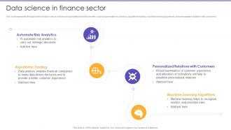 Data Science In Finance Sector Information Science Ppt Clipart