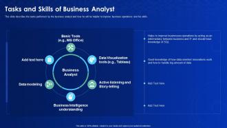 Data science it tasks and skills of business analyst