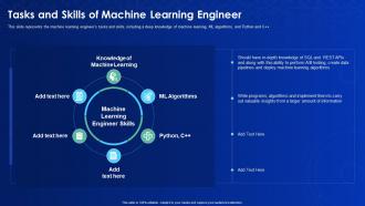 Data science it tasks and skills of machine learning engineer