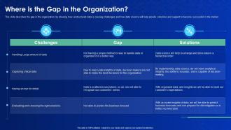 Data science it where is the gap in the organization
