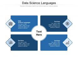 Data science languages ppt powerpoint presentation professional samples cpb