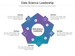 Data science leadership ppt powerpoint presentation outline graphics cpb