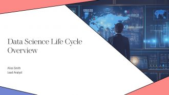 Data Science Life Cycle Overview PPT Mockup AT