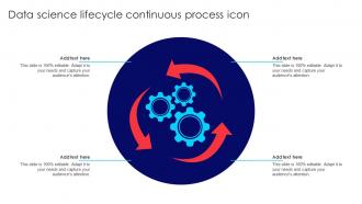 Data Science Lifecycle Continuous Process Icon