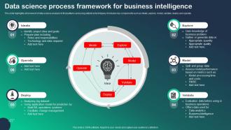 Data Science Process Framework For Business Intelligence